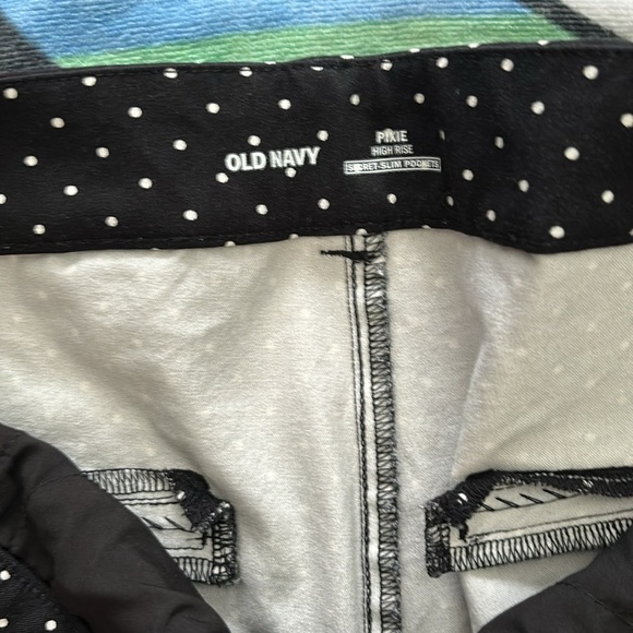 NWOT black and white polka dot pixie pants - Picture 2 of 4